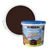 Ronseal Fence Life Plus Paint Dark Oak - 5L -Furniture Series Store 12804532 5264942086520605