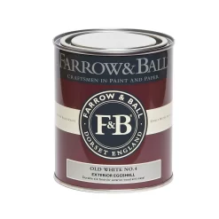 Farrow & Ball Exterior Eggshell Paint Old White - 750ml -Furniture Series Store 12804741 1064960463896407