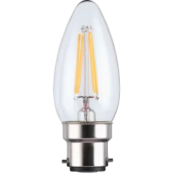 LED Filament Candle BC 4.5W Light Bulb