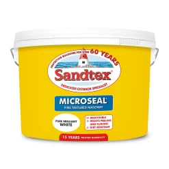 Sandtex® Textured Masonry Paint Pure Brilliant White - 10L -Furniture Series Store 12807988 1304871506135167