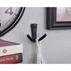 Modern Twin Hook - Matt Black -Furniture Series Store 12808138 2794995164895237