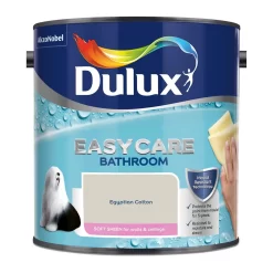 Dulux Easycare Bathroom Egyptian Cotton - Soft Sheen Emulsion Paint - 2.5L 12 Dulux Easycare Bathroom Egyptian Cotton - Soft Sheen Emulsion Paint - 2.5L -Furniture Series Store 12808177 9204833204894201