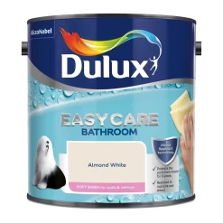 Dulux Easycare Bathroom Almond White Soft Sheen Paint - 2.5L -Furniture Series Store 12808178 2004833203499705