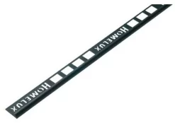 Homelux 9mm Round Edge PVC Tile Trim - Black - 1.83m