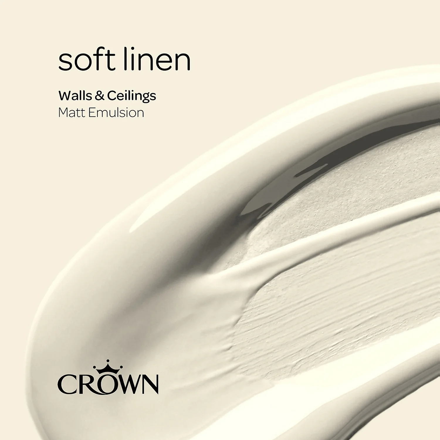 Crown Walls & Ceilings Matt Emulsion Paint Soft Linen - 2.5L 9 Crown Walls & Ceilings Matt Emulsion Paint Soft Linen - 2.5L - Image 7