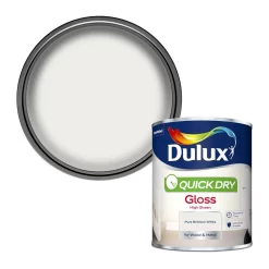 Dulux Pure Brilliant White - Quick Dry Gloss - 750ml