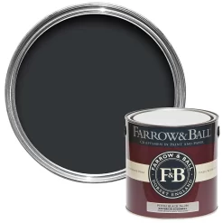 Farrow & Ball Exterior Eggshell Paint Pitch Black - 2.5L