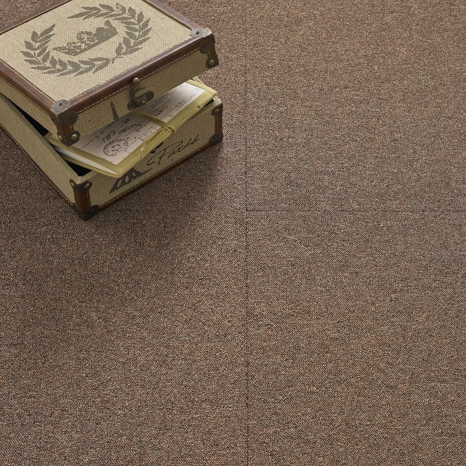 Vitrex Value Carpet Tile 500 X500mm - Brown 3 Vitrex Value Carpet Tile 500 X500mm - Brown