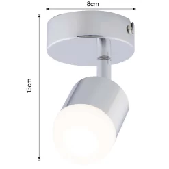 Pallas 1x 5W LED Spotlight - Chrome -Furniture Series Store 12813802 5494843086897693