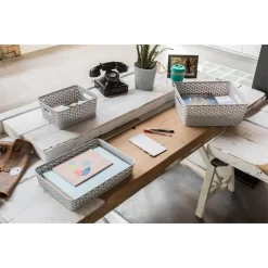 Curver My Style Medium Rectangular Plastic Storage Basket - Grey - 13L -Furniture Series Store 12814522 1834832986589133