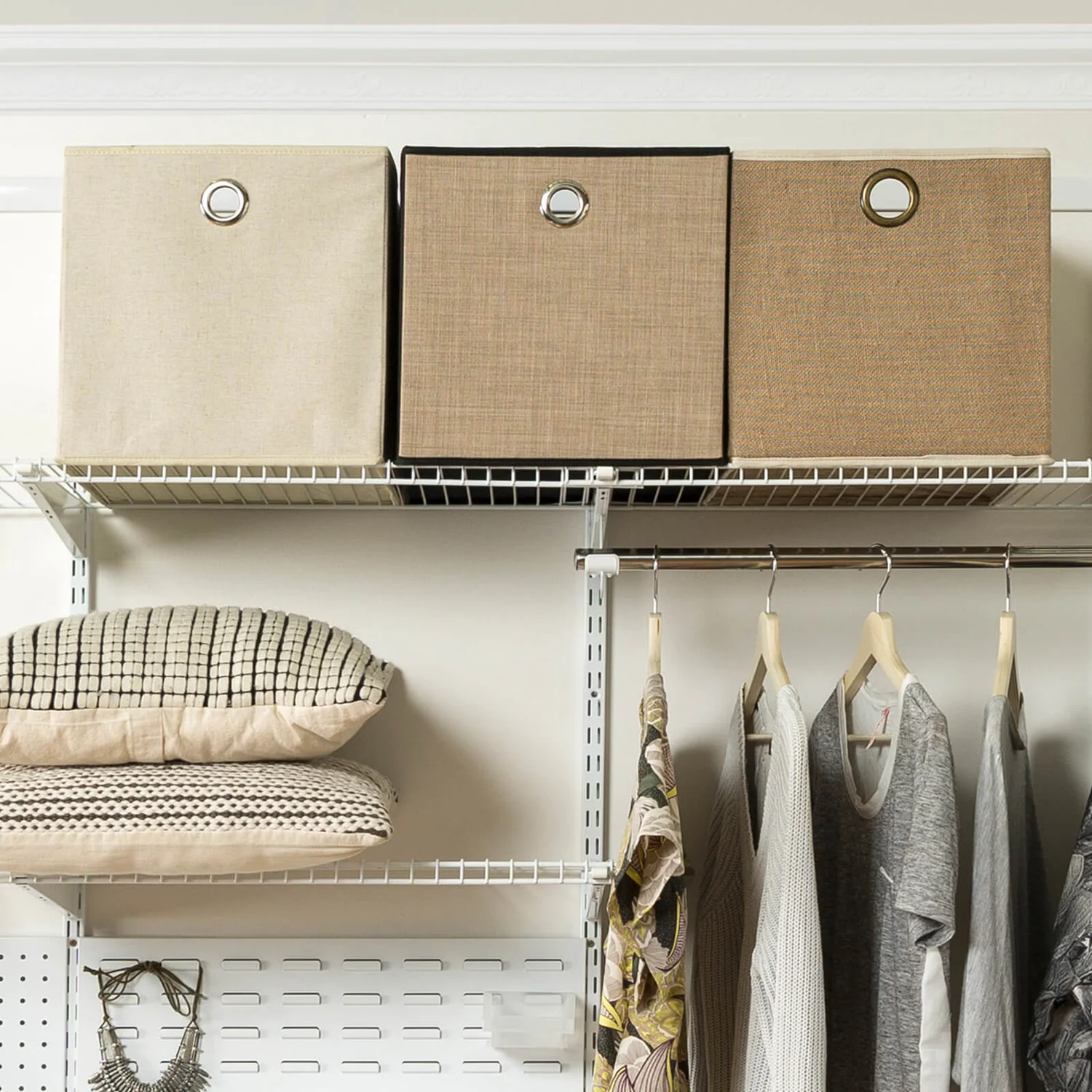 Wire Shelf Back- White - 667x350mm 4 Wire Shelf Back- White - 667x350mm - Image 2