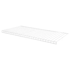 Wire Shelf Back- White - 667x350mm