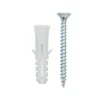 None Wall Strip Plug And Screw Fixings - 20 Pack -Furniture Series Store 12815574 1634831884596682