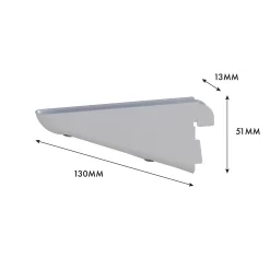 None Double Slot Bracket - White -120mm 9 None Double Slot Bracket - White -120mm -Furniture Series Store 12815728 5045034583466115