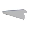 None Double Slot Bracket - White -120mm
