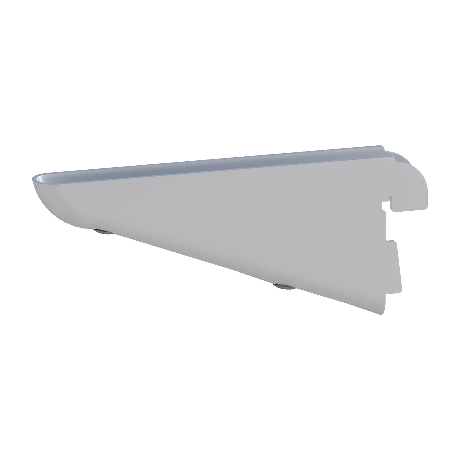 None Double Slot Bracket - White -120mm 3 None Double Slot Bracket - White -120mm