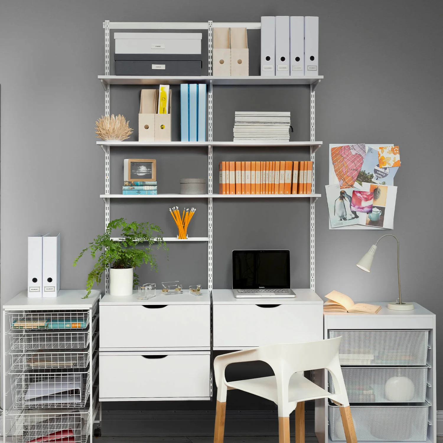 None Double Slot Bracket - White -320mm 5 None Double Slot Bracket - White -320mm - Image 3