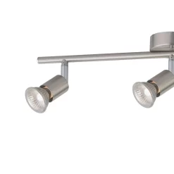 Rochdale 3 Lamp Spotlight Bar - Brushed Stainless Steel -Furniture Series Store 12815760 2274843350383373
