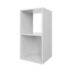 Compact Cube 2x1 Storage Unit - White -Furniture Series Store 12815993 1284929106572948