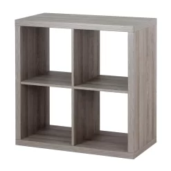 Clever Cube 2x2 Storage Unit - Grey Oak