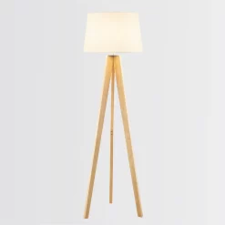 Poppy Tripod Floor Lamp - Natural -Furniture Series Store 12816482 5054833200649462