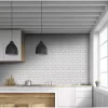 None Metro Mid Grey Bevelled Ceramic Wall Tile 100 X 200mm -Furniture Series Store 12816631 1364831916551386