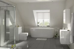 None Breeze Grey Porcelain Wall & Floor Tile 286 X 580mm