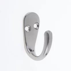 Basic Single Robe Hook - Satin Nickel