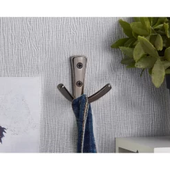 Modern Twin Hook - Black Nickel -Furniture Series Store 12817379 2504995165173088