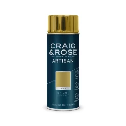 Craig & Rose Artisan Bright Effect Spray Paint -Gold - 400ml
