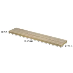 Floating Shelf - Sanoma Oak - 1200 X 240 X 38mm 9 Floating Shelf - Sanoma Oak - 1200 X 240 X 38mm -Furniture Series Store 12817803 2214964085530238