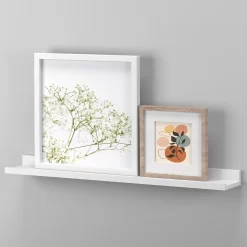 Flexi Storage Decorative Shelving Photo Shelf - White Matt - 600x35x100mm -Furniture Series Store 12817964 1384876425677934