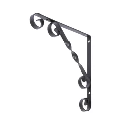 None Scroll Bracket - Black - 200x200mm
