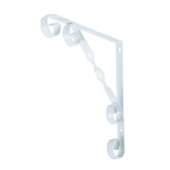None Scroll Bracket - White - 250x250mm