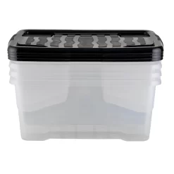 Strata All Set 42L Storage Boxes - 4 Pack