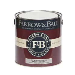 Farrow & Ball Modern Eggshell Paint Cinder Rose - 2.5L -Furniture Series Store 12818877 1054952650285956