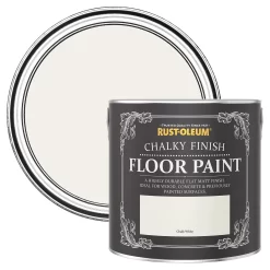 Rust-Oleum Chalky Floor Paint Chalk White - 2.5L