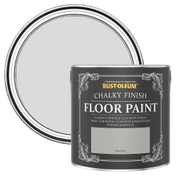 Rust-Oleum Chalky Floor Paint Winter Grey - 2.5L