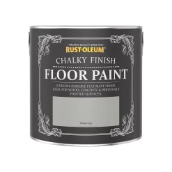 Rust-Oleum Chalky Floor Paint Winter Grey - 2.5L -Furniture Series Store 12819786 7504940725516824
