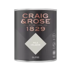 Craig & Rose 1829 Gloss Paint Pale Celadon - 750ml -Furniture Series Store 12820965 5734833222490302