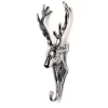 None Silver Finish Stag Head Coat Hook -Furniture Series Store 12821175 1714831908470739