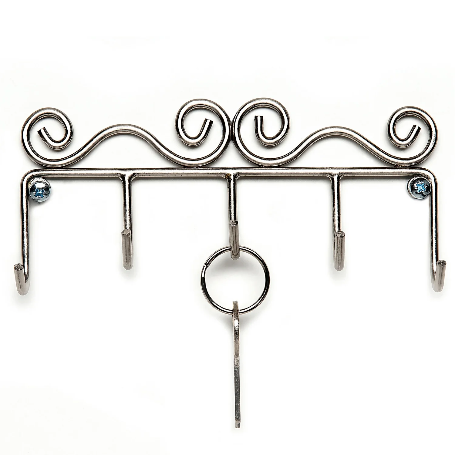 None Decorative Metal 4 Key Coat Hook 4 None Decorative Metal 4 Key Coat Hook - Image 2