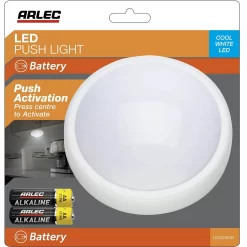 Arlec Round LED Push Light -Furniture Series Store 12823663 9364833201183504