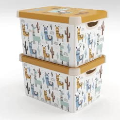Curver Stockholm Llama Plastic Deco Storage Box - Multi-Coloured - 22L 15 Curver Stockholm Llama Plastic Deco Storage Box - Multi-Coloured - 22L -Furniture Series Store 12824053 2554832983038804