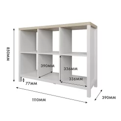 Clever Cube 2x3 Storage Unit With Legs - White -Furniture Series Store 12824157 8925023649371989
