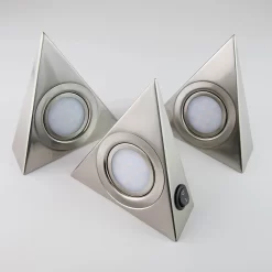 Arlec 3 Pack LED Triangle Cabinet Lights -Furniture Series Store 12825180 1965007594796326