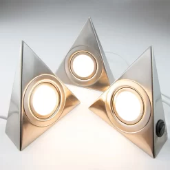 Arlec 3 Pack LED Triangle Cabinet Lights -Furniture Series Store 12825180 5535007594706266