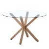 Ludlow Round Glass Dining Table -Furniture Series Store 12825371 9654980120002736