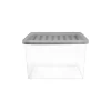 17L Storage Box With Clear Base And Grey Lid 2 17L Storage Box With Clear Base And Grey Lid -Furniture Series Store 12826259 4354904169460761