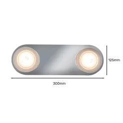 Willow 2 X 5w Bubble Bathroom Light -Furniture Series Store 12826314 6794958088219636